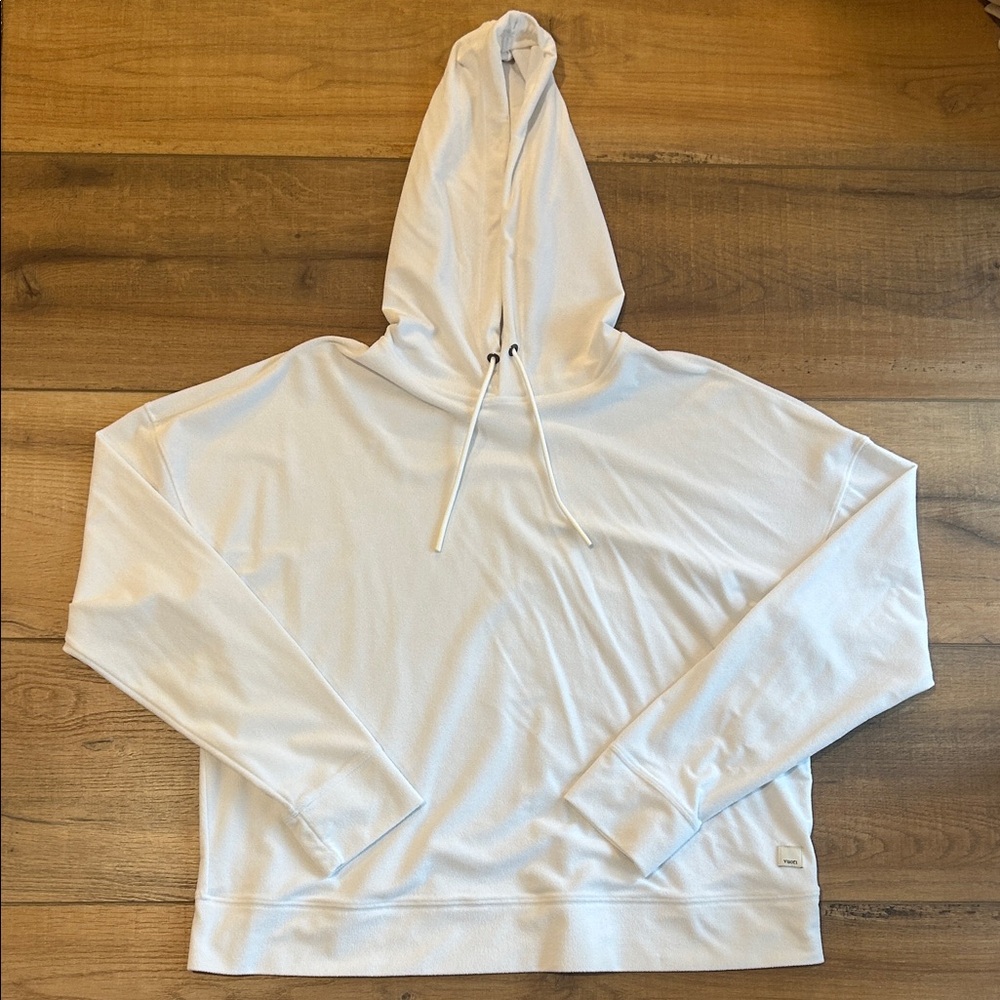 Vuori Women’s White Hooded Sweatshirt